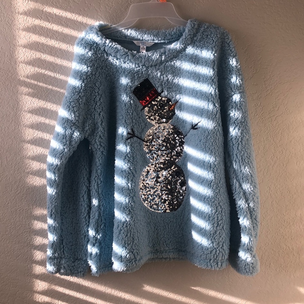 Light Blue Christmas Sweater